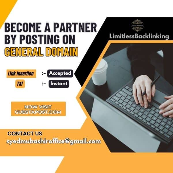 Become a Partner by Posting on General Domain 1