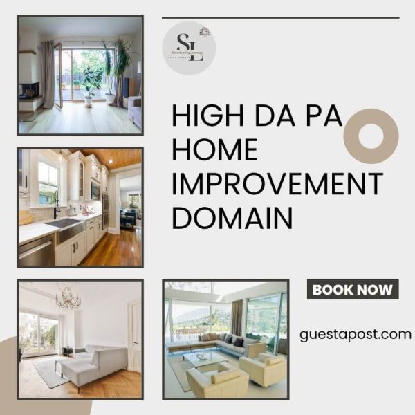 alt=High DA PA Home Improvement Domain