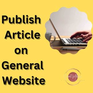 Publish Article o General n Website