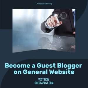 Become a Guest Blogger on a General Website