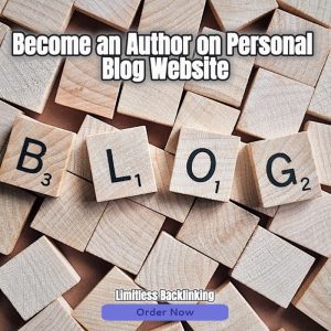 Become an Author on Personal Blog Website
