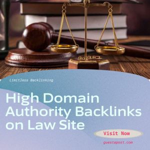 High Domain Authority Backlinks on Law Site