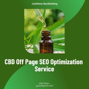 CBD Off Page SEO Optimization Service