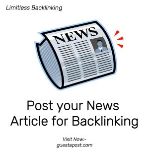 Post your News Article for Backlinking