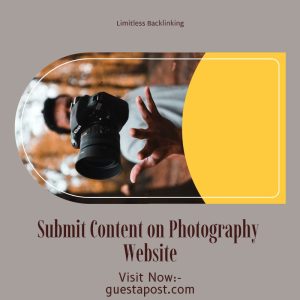 Submit Content on Photography Website