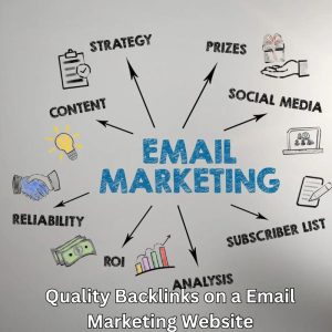 Quality Backlinks on a Email Marketing Website