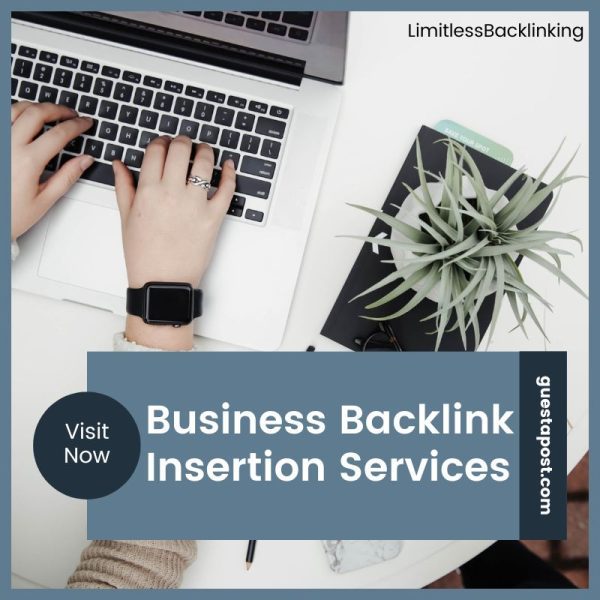 Business Backlink Insertion Services