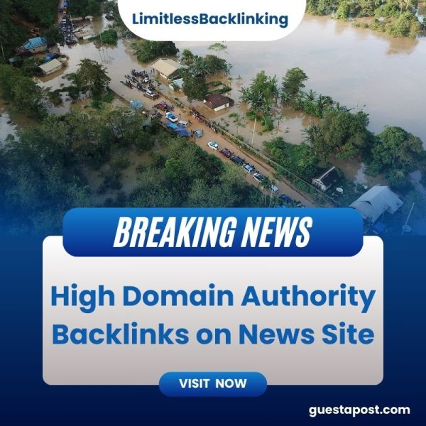 High Domain Authority Backlinks on News Site