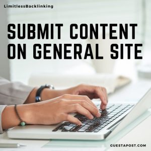 Submit Content on General Site