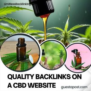 Quality Backlinks on a CBD Website
