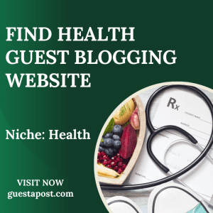 Find Health Guest Blogging Website