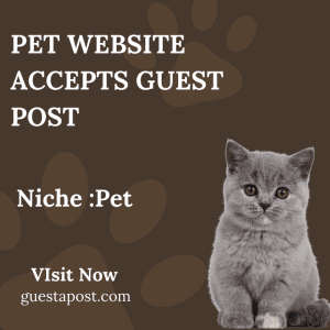 Pet Website Accepts Guest Post