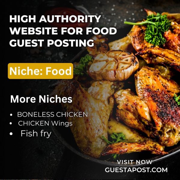 High Authority Website for Food Guest Posting