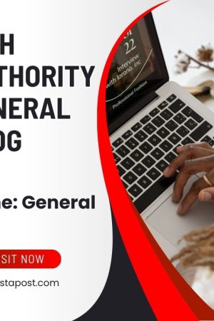 High Authority General Blog