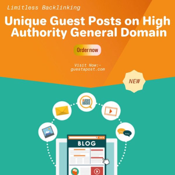 Unique Guest Posts on High Authority General Domain